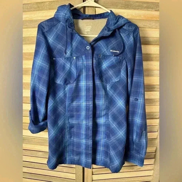 Columbia Tops - Columbia Shirt – Women’s Plaid – Blue – M